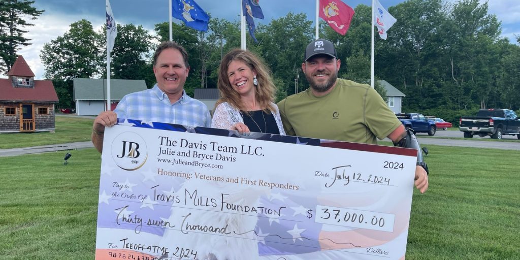 Travis Mills Foundation Check Presentation